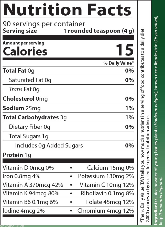 Kelp Powder Nutrition Facts Nutrition Ftempo Kelp Powder Nutrition Facts Nutrition Ftempo
