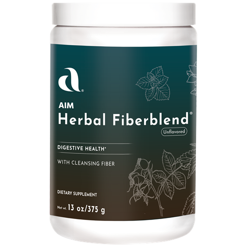 A picture of a container of Herbal Fiberblend  unflavored