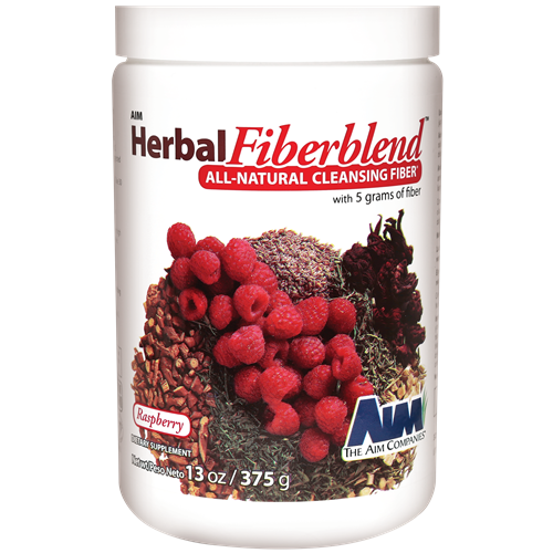 A picture of a container of AIM Herbal Fiberblend®