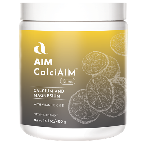 A picture of a container of CalciAIM
