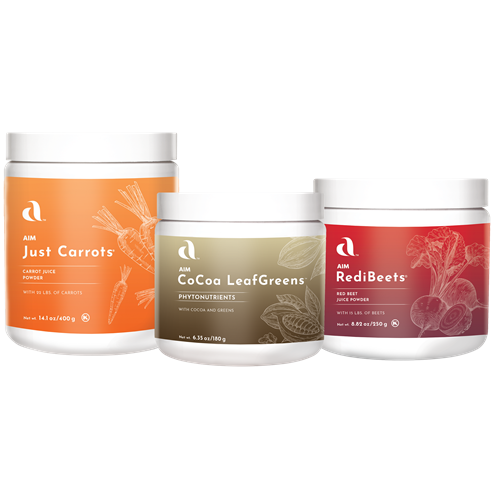 A picture of a container of CoCoa LeafGreens Trio