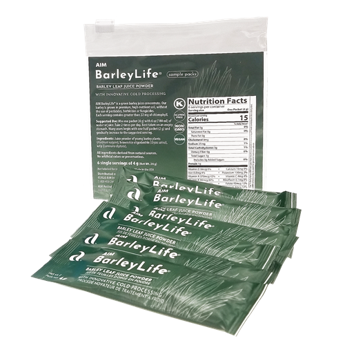 A picture of a container of Sample Pack: BarleyLife