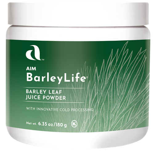A picture of a container of BarleyLife